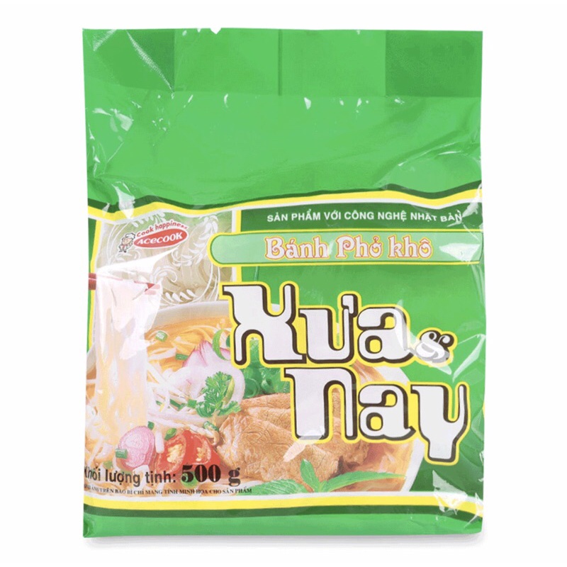 Bánh Phở Khô Xưa & Nay Gói 500g