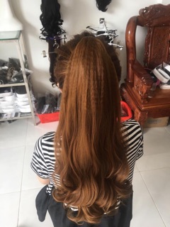 Ngoặm xoăn dợn bấm phồng gốc 