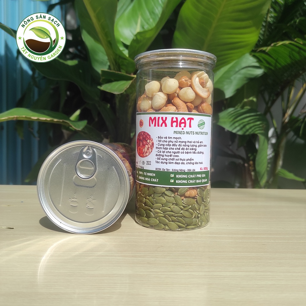 Hạt dinh dưỡng Mix 5 loại hạt ( Hạt macca, hạnh nhân, hạt điều, hạt óc, hạt bí xanh) ngũ cốc granola siêu hạt
