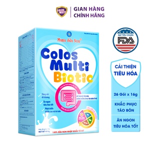 Sữa non Colosmulti Biotic hộp 26 gói x 16g chuyên biệt cho trẻ táo bón, tiêu hóa kém