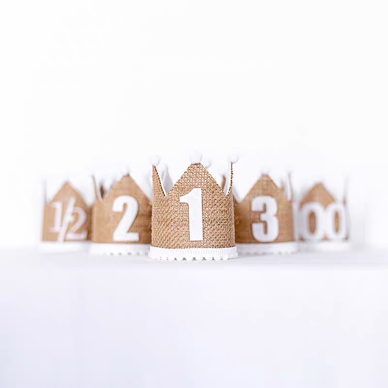 Vương miện sinh nhật cho bé 1, 2, 3 tuổi