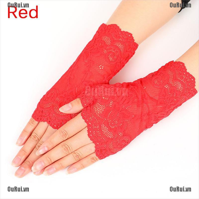 Găng Tay Phối Ren Thiết Kế Quyến Rũ Cho Nữ