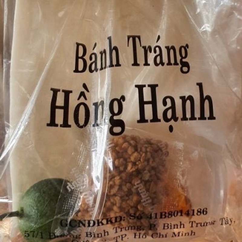 Bánh tráng hồng hạnh sate muối tắc