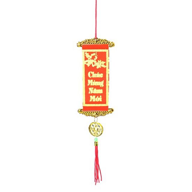 Sét 10 liễn/ dây treo trang trí Tết in câu chúc