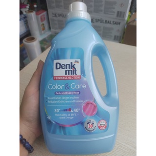 Nước giặt xả Denkmit Color &amp; Care giúp bảo vệ màu quần áo dung tích 1,5L