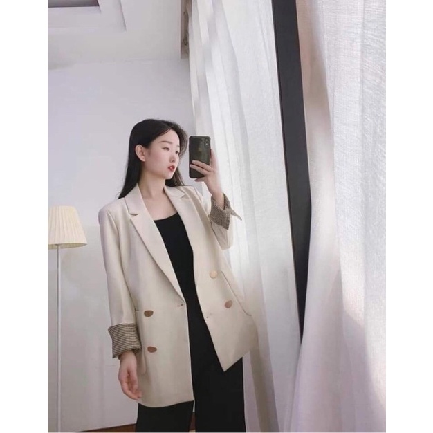 Áo vest balzer dài tay