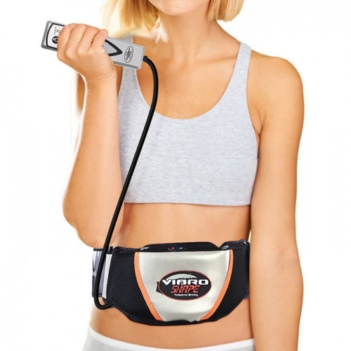 Đai massage giảm mỡ bụng Vibro Shape Pro giảm mỡ hiệu quả, thư giãn, giảm đau ( tặng ngay 1 thước dây đo 1 mét)