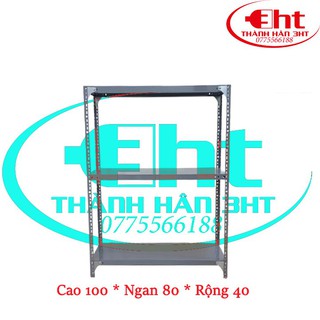 Kệ sắt 3 tầng DxRxC 80 * 40 * 100  - DIỄM 3HT