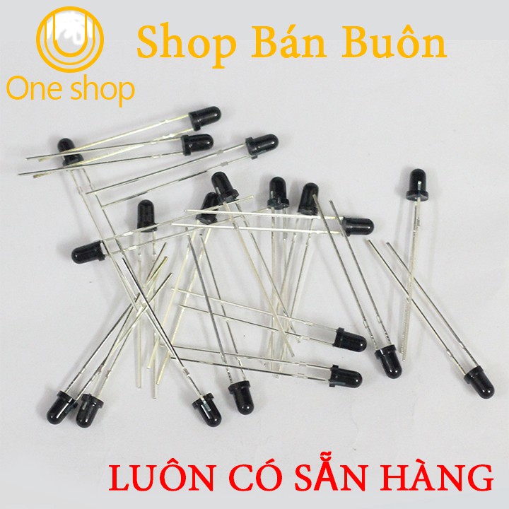 Bộ 20 Led Thu Hồng Ngoại 3mm (Đen)