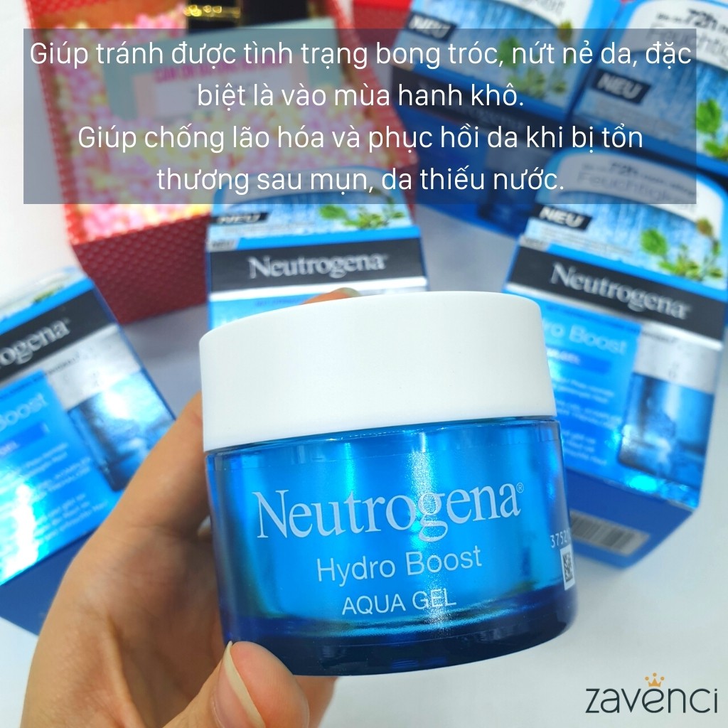 Kem dưỡng ẩm Neutrogena Hydro Boost Aqua Gel Chính Hãng Pháp Cấp Nước Vượt Trội (50ml)