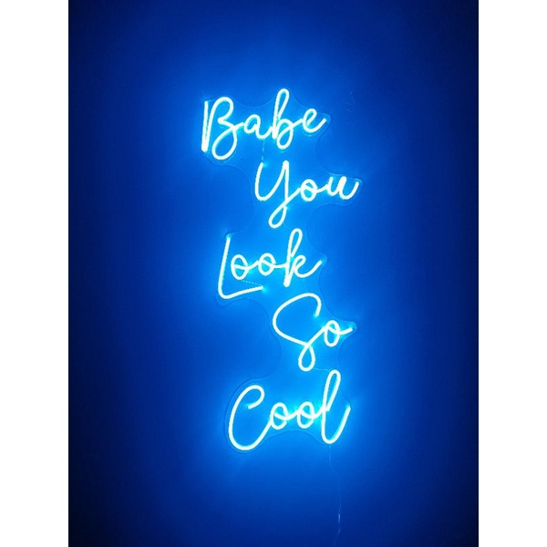 Đèn Led Neon Sign : Slogan  - nhận thiết kế theo yêu cầu!