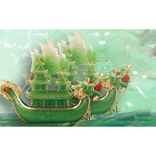 TRANH DÁN TƯỜNG 3D THUẬN BUỒM XUÔI GIÓ