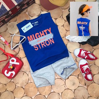[SIZE NHÍ+ ĐẠI+ CỒ] SÉT BỘ THUN BÉ TRAI MIGHTY