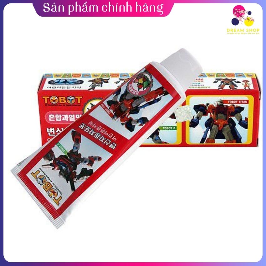 Kem đánh răng trẻ em Hàn Quốc Tobot hương hoa quả tổng hợp -Dreamshop.vn