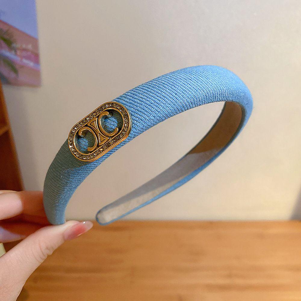 Băng Đô Cài Tóc Chống Trượt Đính Đá Zircon Thanh Lịch Cho Nữ|Băng Đô