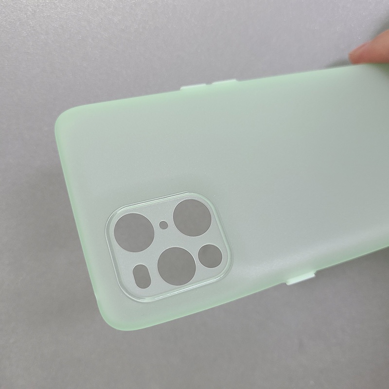 Ốp điện thoại dẻo siêu mỏng màu sắc nhám cho Oppo Find X3 Pro