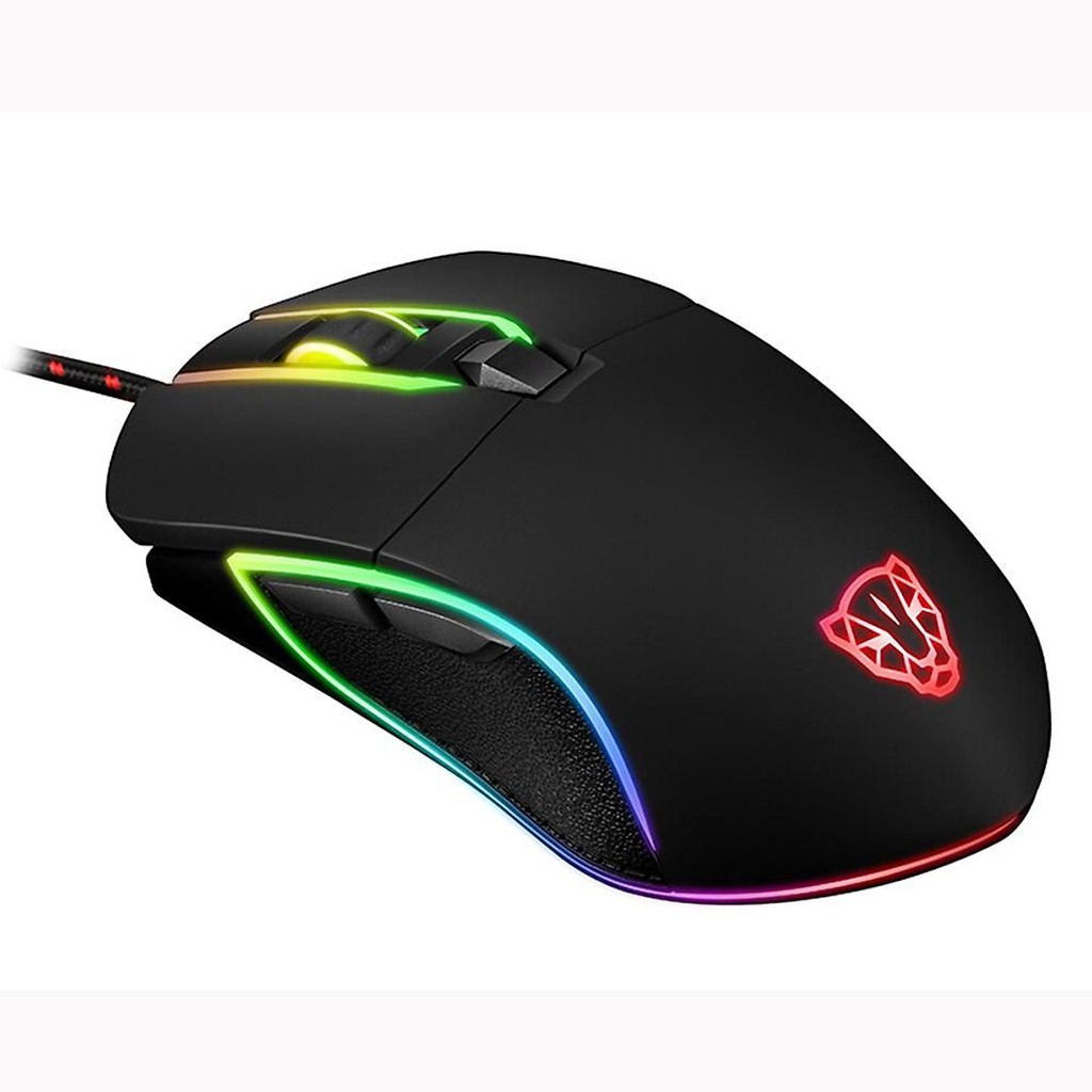 CHUỘT MOTOSPEED V30 Gaming Gaming mouse có LED RGB thay đổi theo DPI