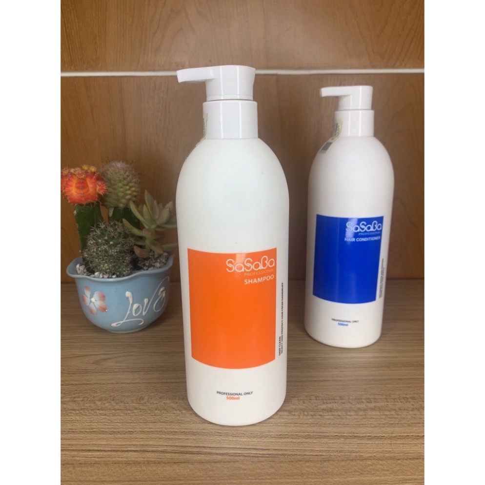 Dầu Gội Xả Sasaba Phục Hồi Và Nuôi Dưỡng Tóc Mềm Mượt 500ml