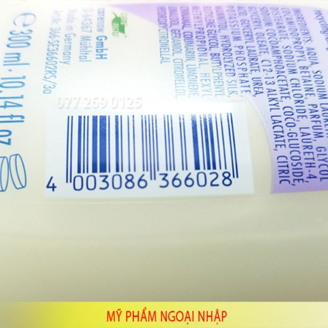 ☆SỮA TẮM DƯỠNG TRẮNG DA CÁ NGỰA CỦA ĐỨC 600ml