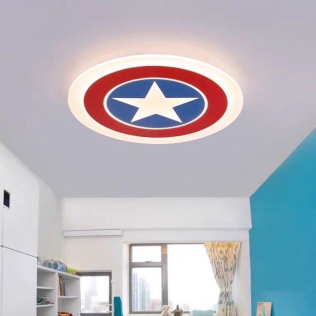 Đèn ốp trần cho bé Captain, Đèn LED trang trí phòng ngủ cho bé trai, OTB01
