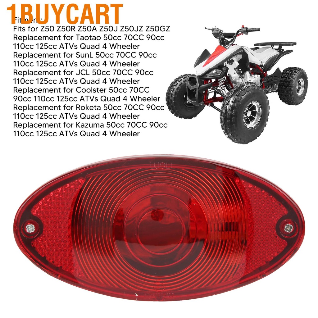 1buycart Tail Brake Light DC12V Rear Stop Signal Lamp Waterproof Ultra Bright for Z50 Z50R Z50A Z50J Z50JZ Z50GZ