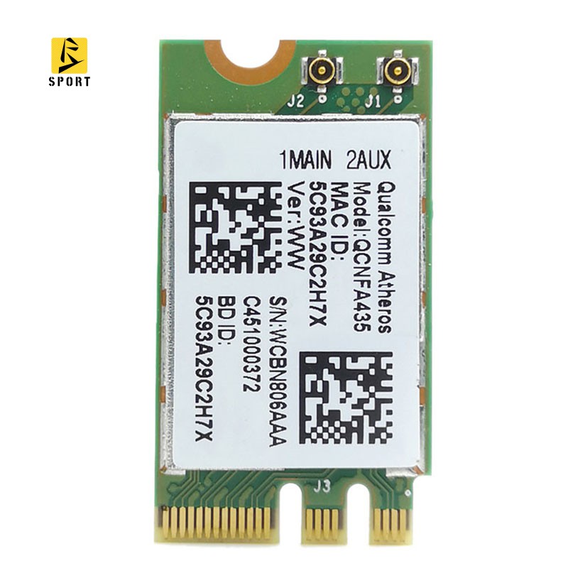 Wireless Adapter Card for Qualcomm Atheros QCA9377 QCNFA435 802.11AC 2.4G/5G NGFF WIFI CARD Bluetooth 4.1