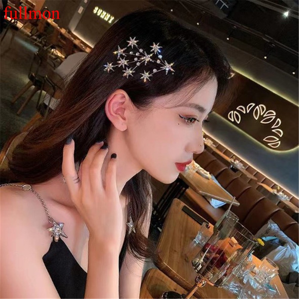 Kẹp Tóc Hình Ngôi Sao / Trái Tim Phong Cách Vintage 2020 Cho Nữ