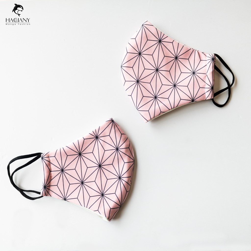 Khẩu trang vải in hình Anime ❤ Hacojany ❤ Khẩu trang vải 2 lớp ❤ Freesize nam nữ | BigBuy360 - bigbuy360.vn