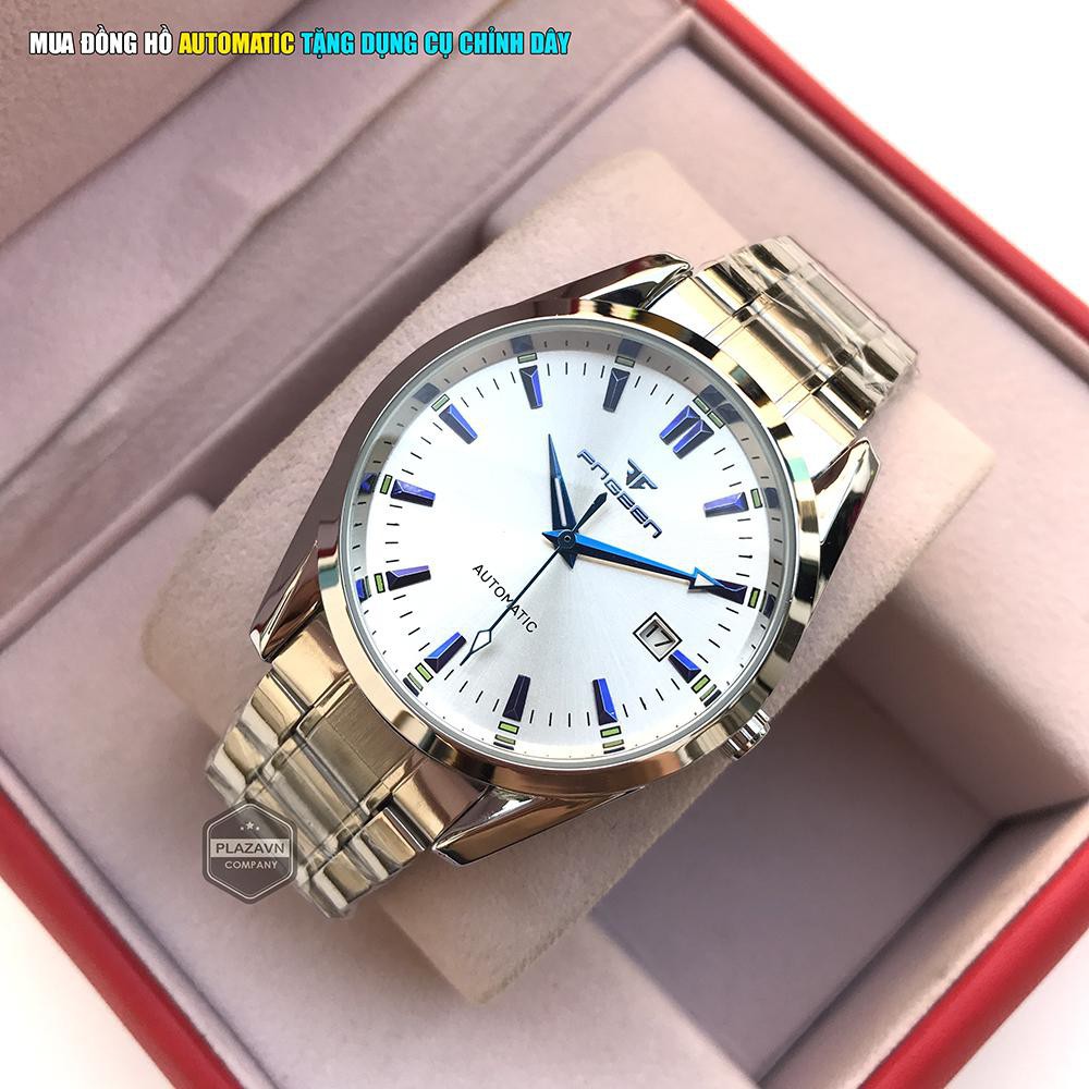 Đồng hồ nam cơ tự động FNGEEN automatic, chống nước chống xước, có lịch ngày