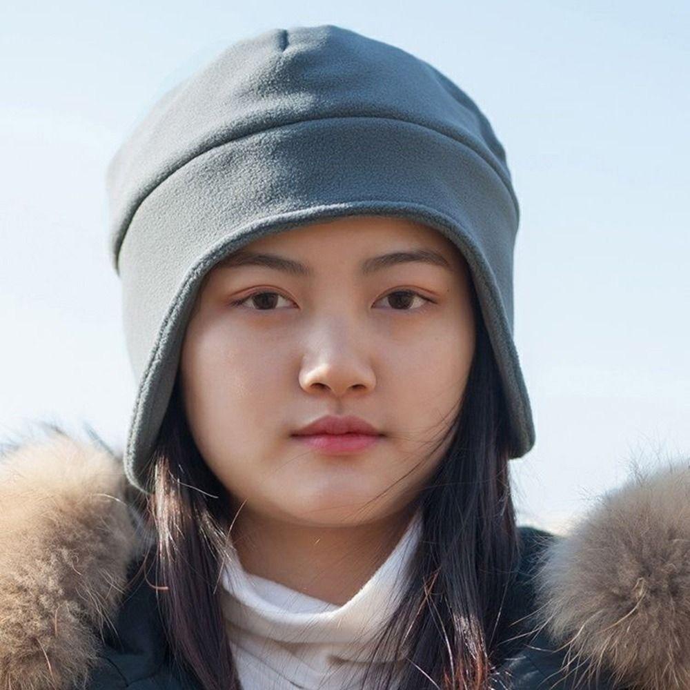 Mũ beanie Trùm Tai Giữ Ấm Chống Gió Mùa Đông Thiết Kế Dễ Thương