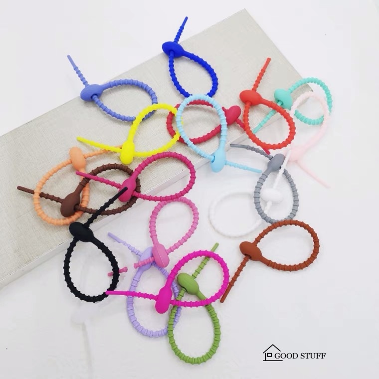 1 Dây Silicone Đa Năng Giữ Cáp Dữ Liệu
