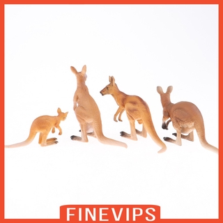Set 4 Mô Hình Đồ Chơi Nhân Vật Kangaroo
