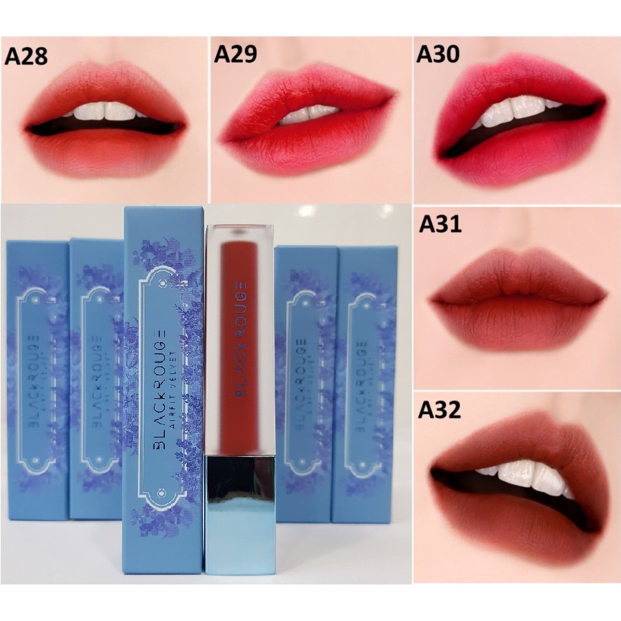 Son Black Rouge Air Fit Velvet Tint Ver.6 Blueming Garden | Shopee Việt Nam