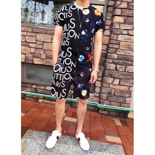 Set Quần áo hè nam Lv phối thân