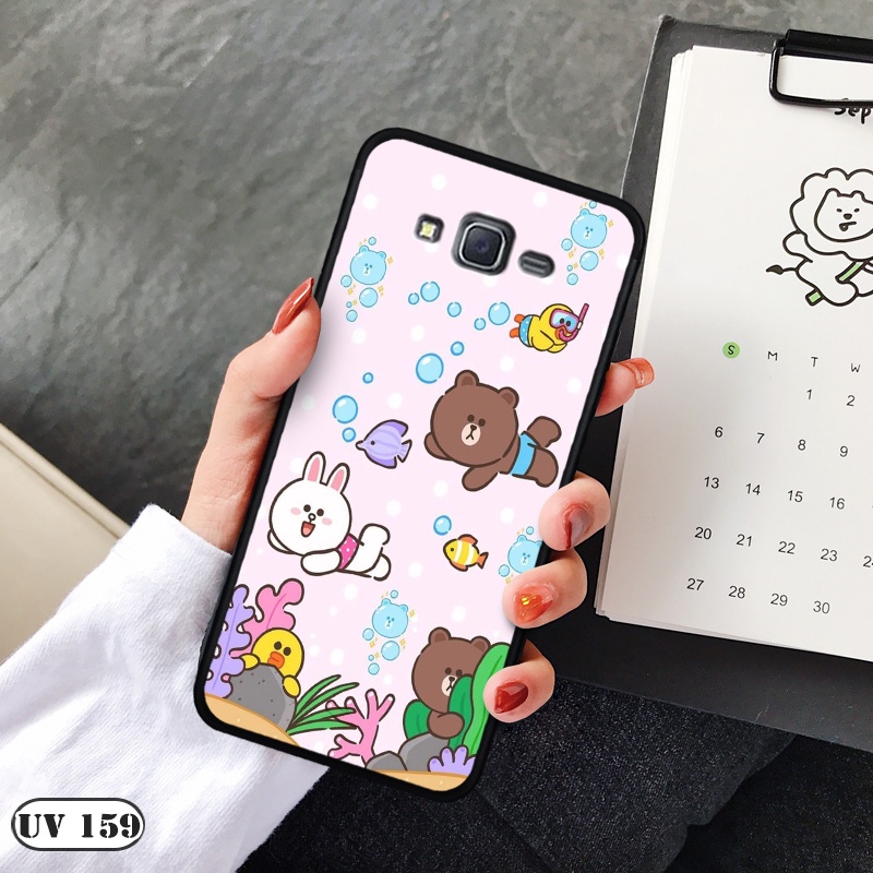 Ốp lưng nhám cho điện thoại Samsung Galaxy J7 2015