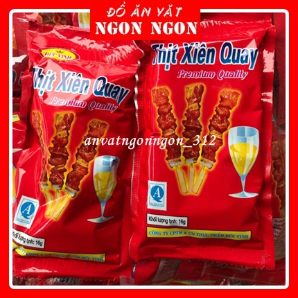 Gói Snack Thịt Xiên QuayFREESHIPHot Cổng Trường-Trở Về Tuổi Thơ