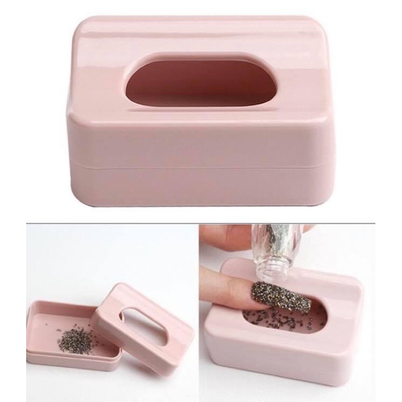 khay đựng bột nhúng - đá rắc móng