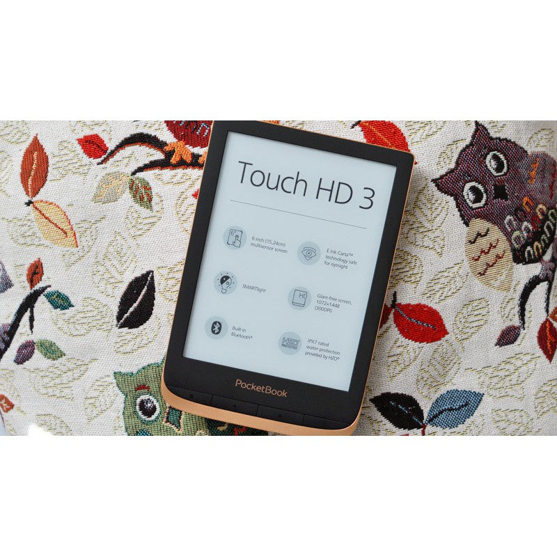 [Mã 151ELSALE1 giảm 5% đơn 3TR] Máy đọc sách PocketBook - Touch HD 3, 6 inch, 300dpi, 155g,chống nước, có đèn vàng, phí | BigBuy360 - bigbuy360.vn