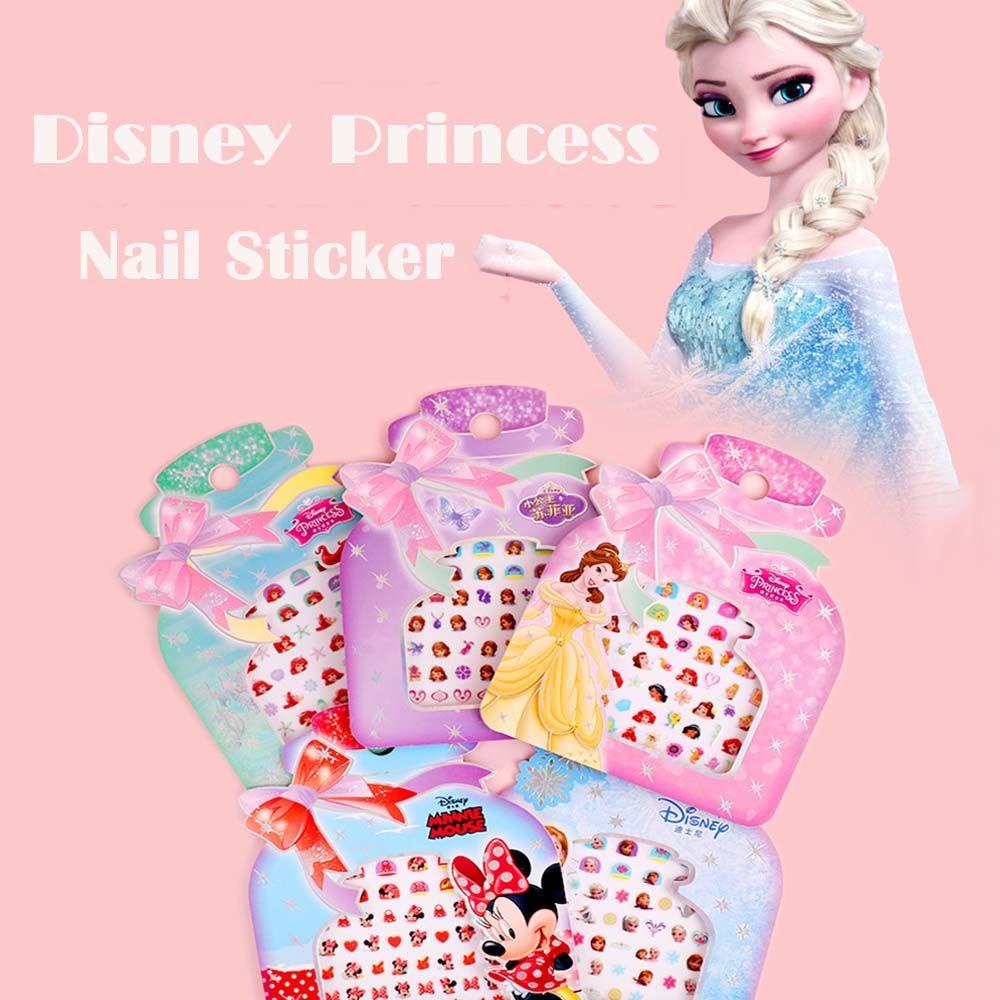 OCEANMAP Miếng Dán Trang Trí Móng Tay Tự Dính Họa Tiết Minnie 3D Độc Đáo