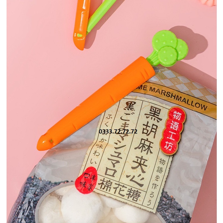 Kẹp Gói, Miệng Túi Bảo Quản Thực Phẩm Hình Đáng Yêu