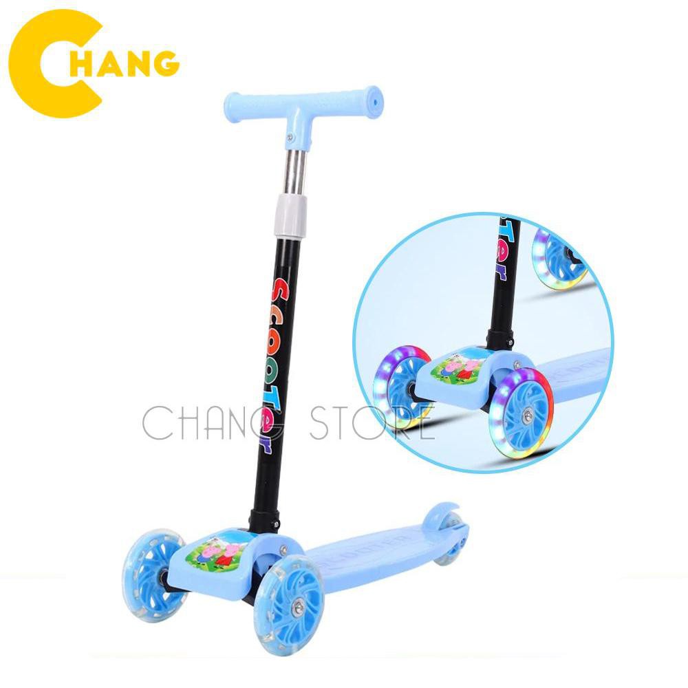 Xe Trượt Scooter 3 Bánh Có Bánh Xe Phát Sáng Cho Bé Yêu