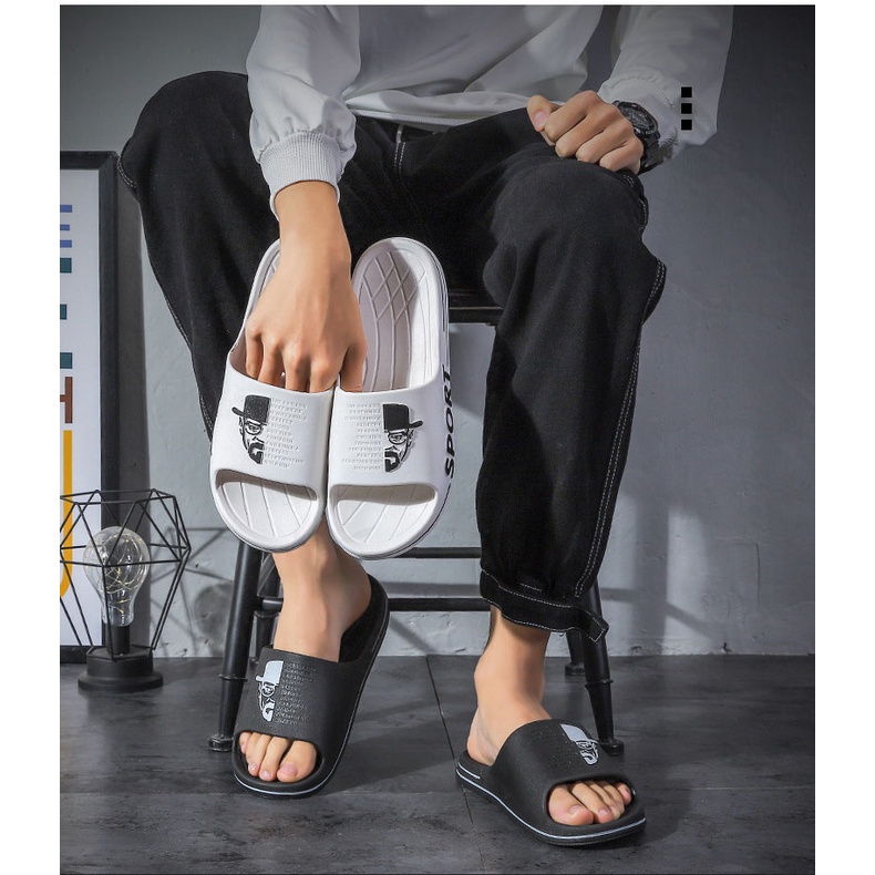 Dép Ullzang Nam Cao Cấp Sport, Dép Quai Ngang Unisex thiết kế thể thao cao cấp from dáng đẹp - Có 4 Màu0