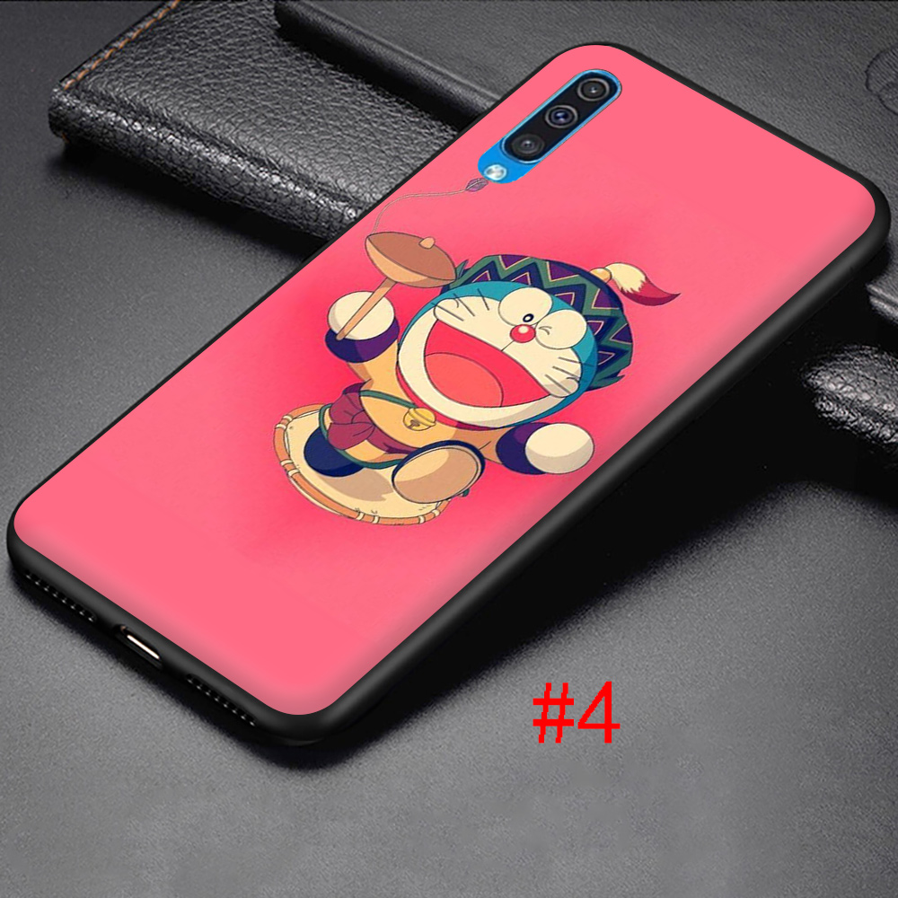 Cute Doraemon Soft Silicone Phone Case Samsung A6 A7 A8 Plus A9 2018 A3 2016 A5 2017