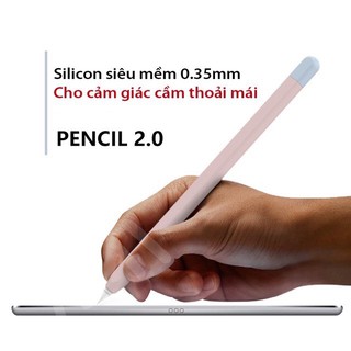 Bao Silicon Apple Pencil 2 cao cấp kiểu bút chì AHA STYLE