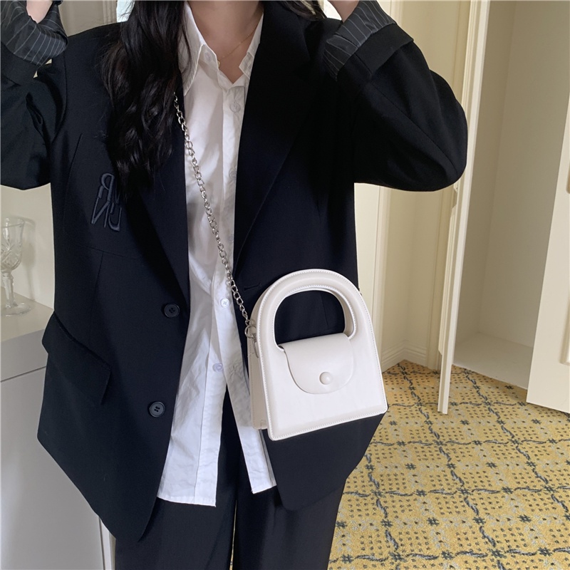 Túi Đeo Chéo Hình Tròn Nhỏ Màu Kẹo Trơn Dễ Thương Thời Trang Xuân Hè 2022 Cho Nữ