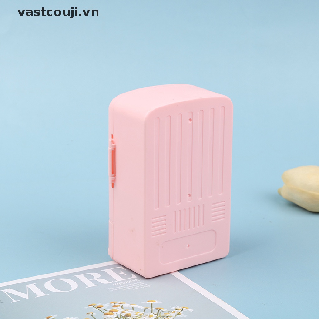 Tủ Lạnh Màu Hồng Tỉ Lệ 1 / 12 Trang Trí Nhà Búp Bê