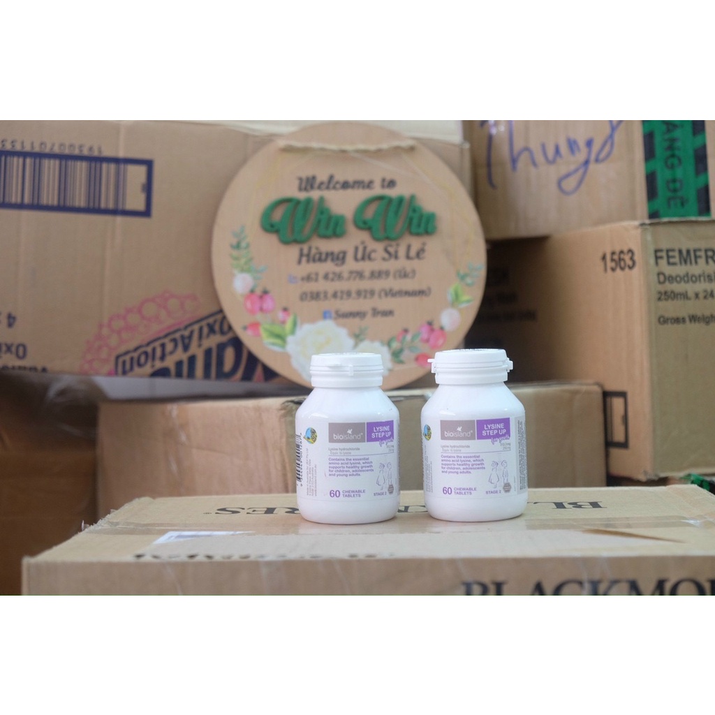 Lysine Úc Tăng Chiều Cao Và Kích Thích Ăn Ngon Cho Bé