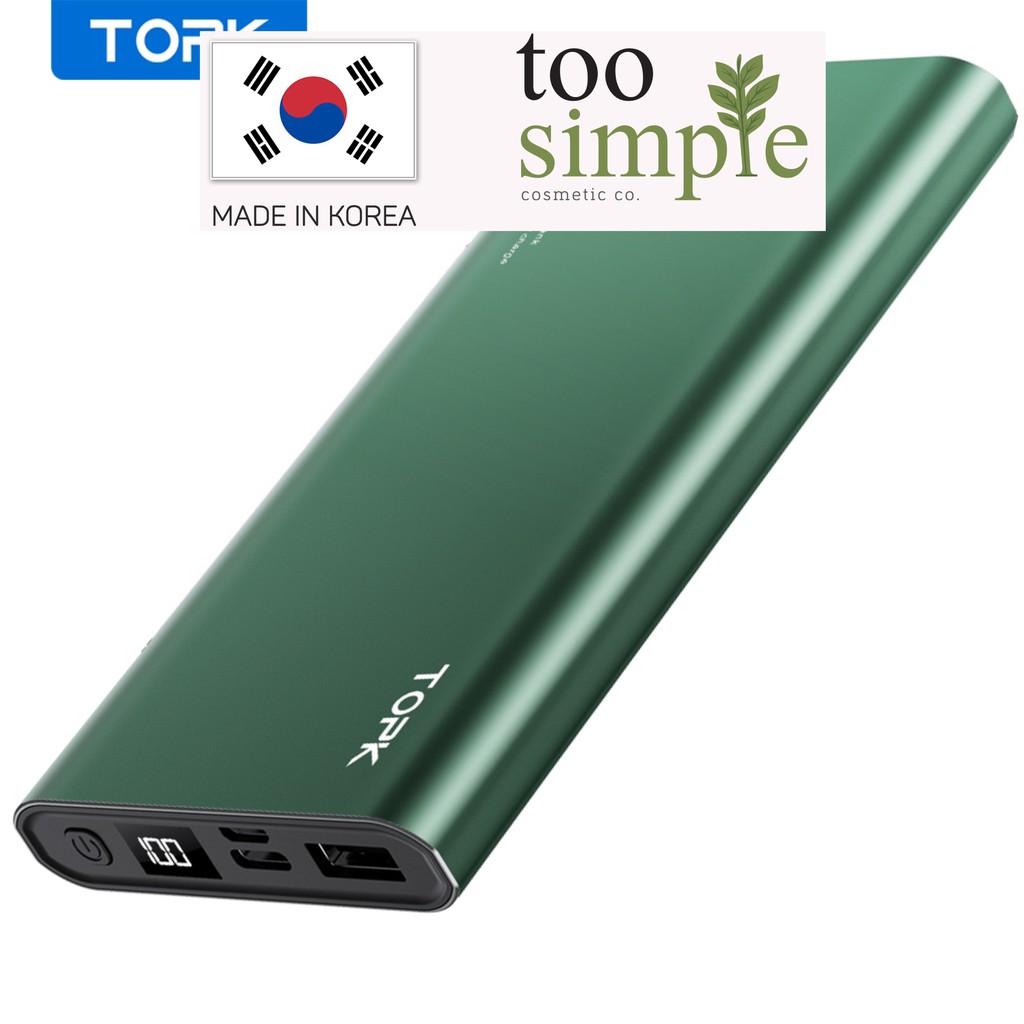 Sạc Dự Phòng TOPK I1006 10000mAh Cho iPhone Huawei Samsung Xiaomi Oppo Vivo Realme Hai Cổng Dung Lượng Có Màn Hình Điện