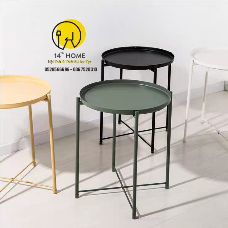 BÀN TRÀ CHANH, Cafe vỉa hè, Trà sữa khung sắt tráng sơn bóng Di Động dễ Tháo Rời Đa Năng