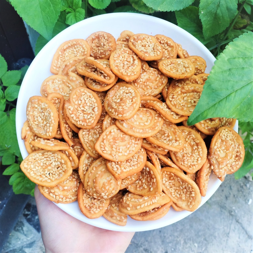 1kg (2 Gói) Bánh Tai Heo Mè (NCFOOD)